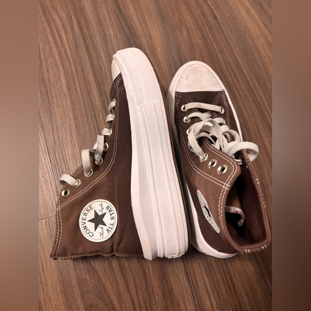 Brown platform Converse - women’s size 7.5
